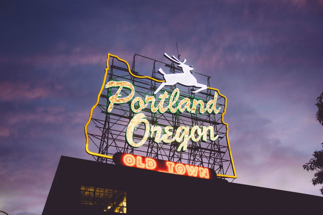 Historic Portland Oregon Sign